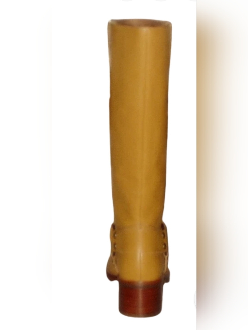 Frye CAMRYN Tall HARNESS Boots BANANA Leather Women  MSRP$498 NWB - Picture 5 of 7